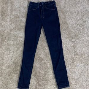 Abercrombie ultra high rise super skinny jeans